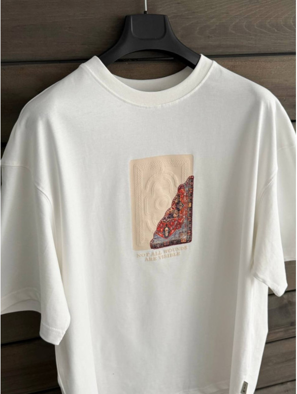 Oversize футболка з принтом