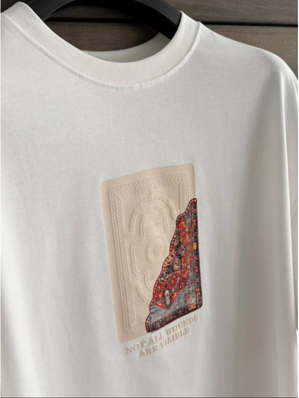 Oversize футболка з принтом