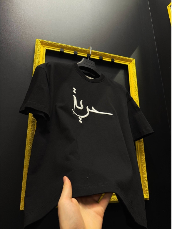 Oversize футболка з принтом