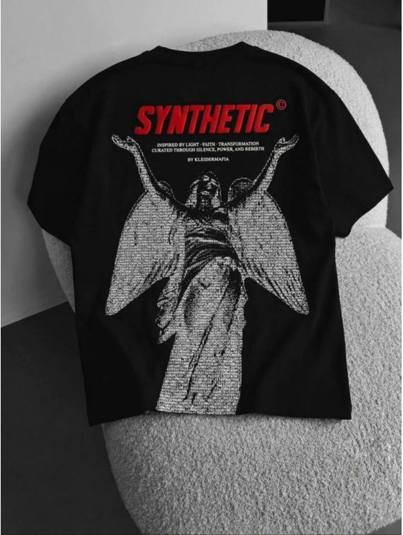 Oversize футболка з принтом