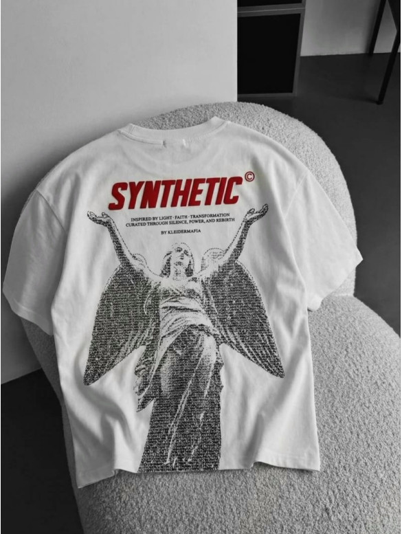 Oversize футболка з принтом