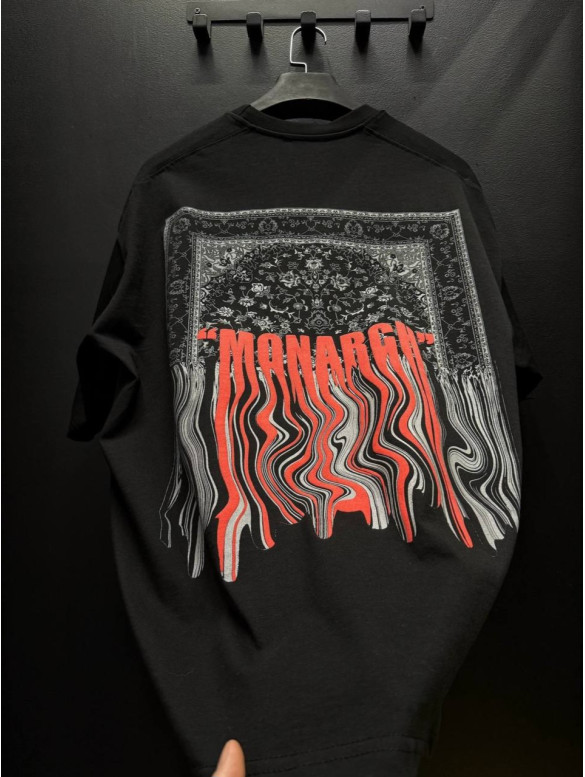 Oversize футболка з принтом