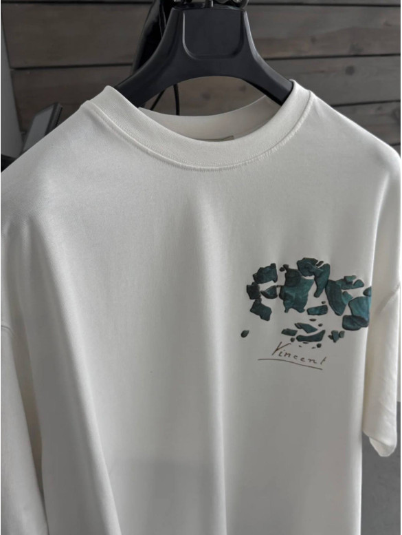 Oversize футболка з принтом