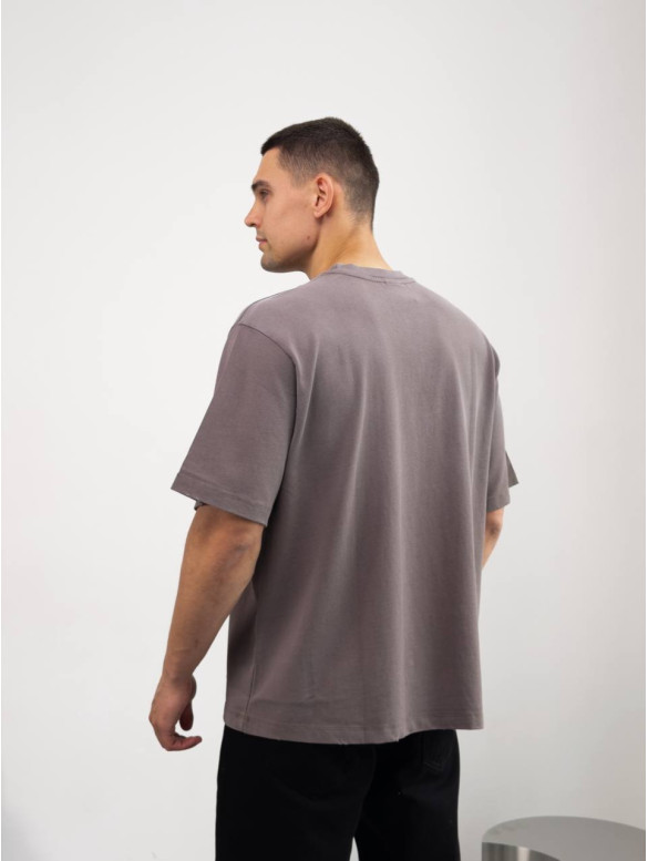 Oversize футболка з принтом