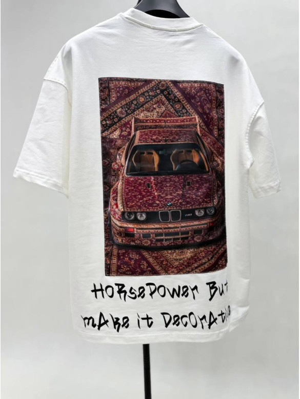 Oversize футболка з принтом