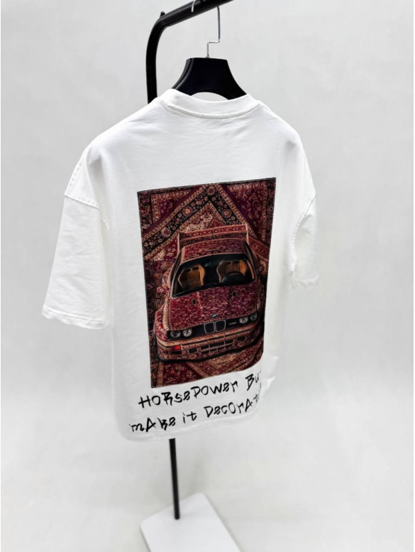Oversize футболка з принтом