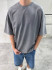 Oversize футболка з вивареної тканини
