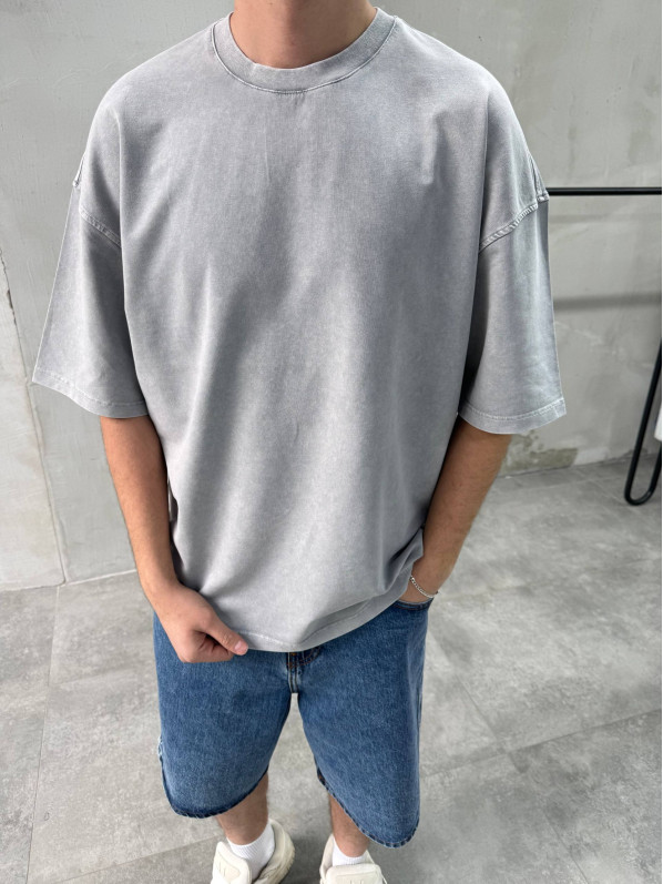 Oversize футболка з вивареної тканини Oversize футболка з вивареної тканини
