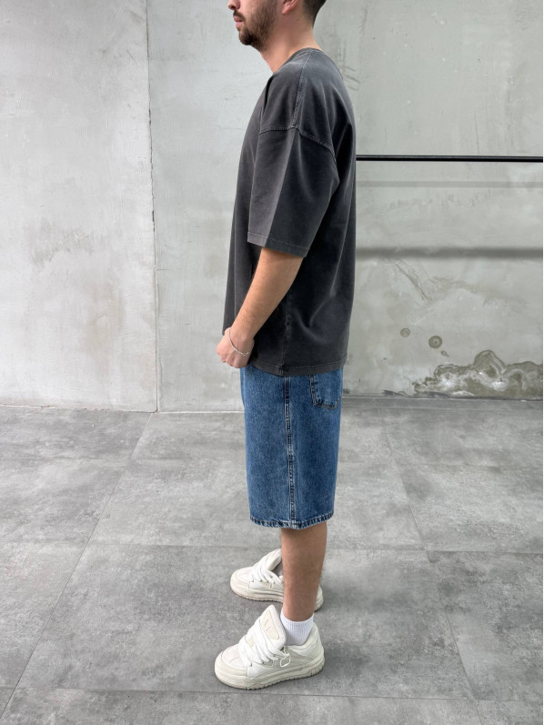 Oversize футболка з вивареної тканини Oversize футболка з вивареної тканини