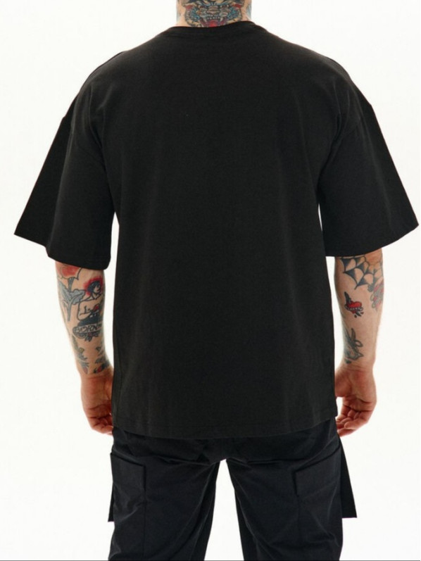 Oversize футболка з принтом