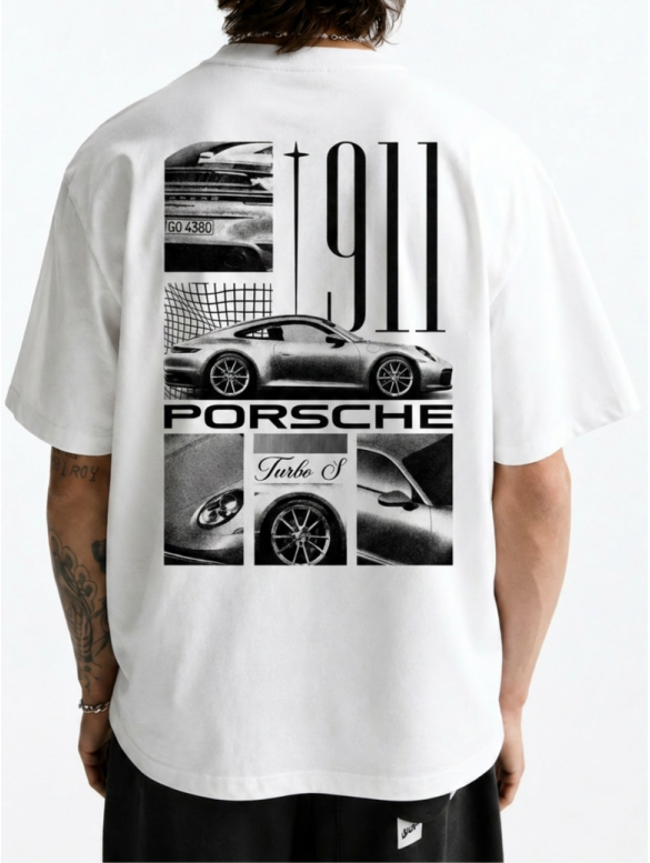 Oversize футболка з принтом