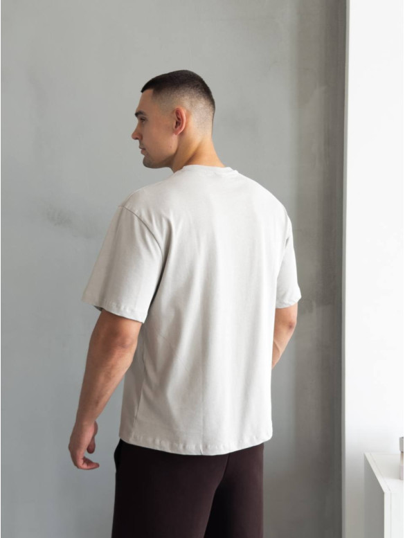 Oversize футболка з принтом