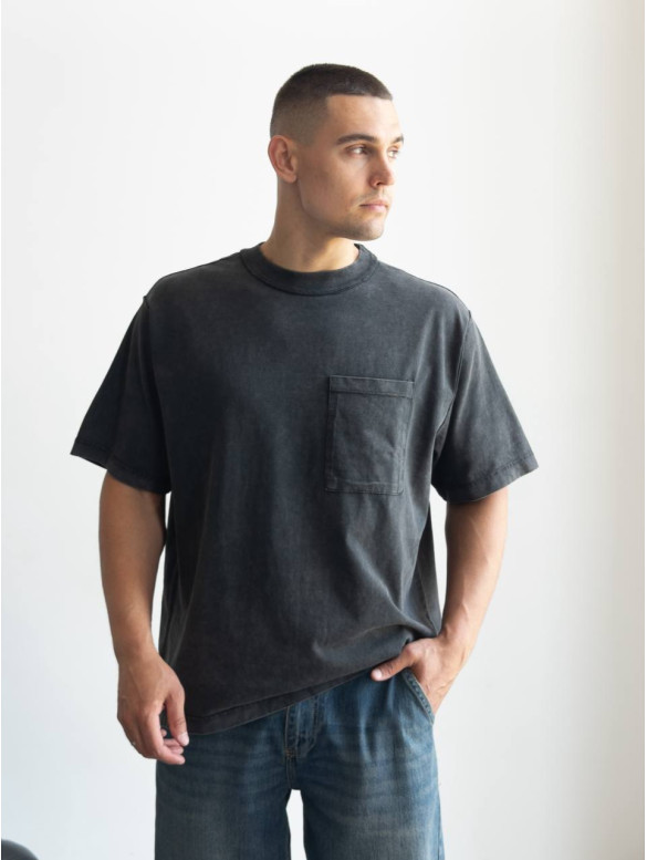 Oversize футболка з кишенею