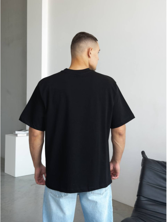 Oversize футболка з принтом