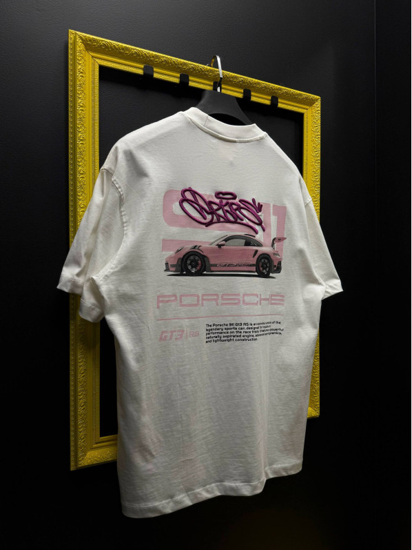 Oversize футболка з нашивкою