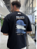Oversize футболка з принтом