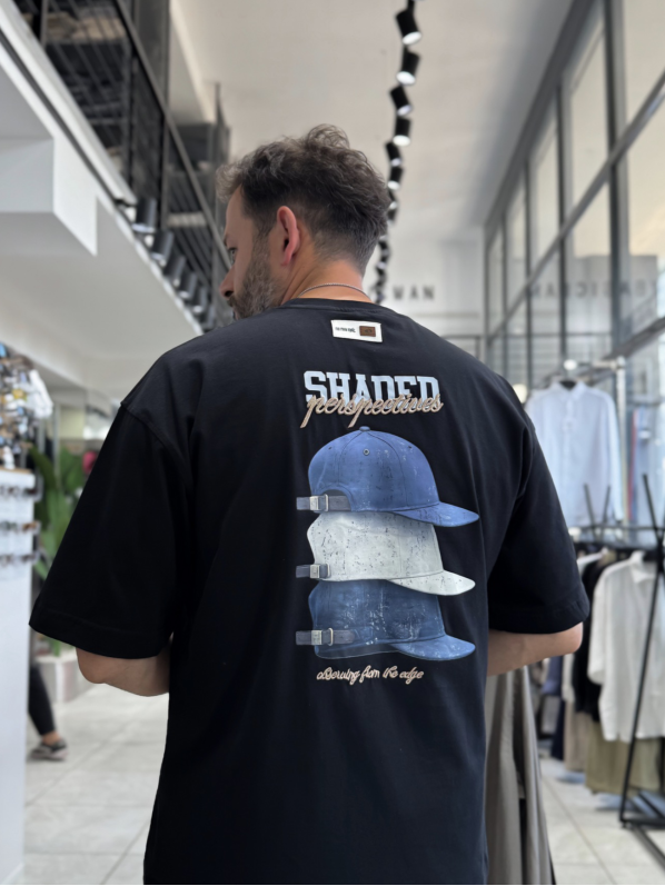 Oversize футболка з принтом