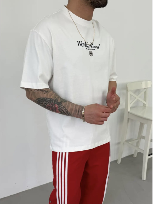 Oversize футболка з принтом