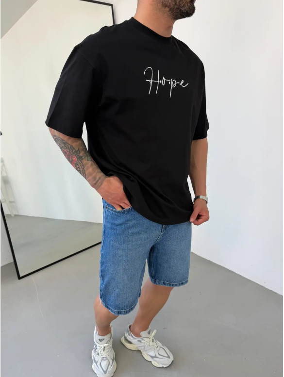 Oversize футболка з принтом