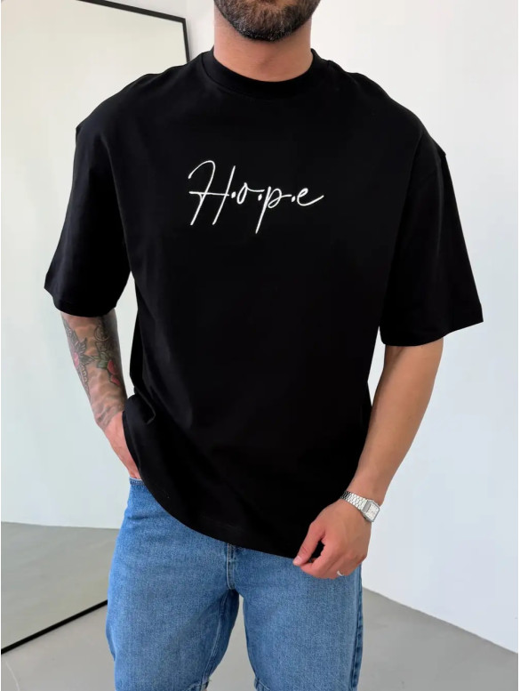 Oversize футболка з принтом