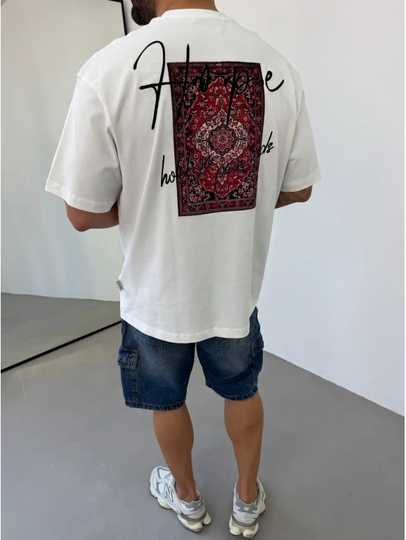 Oversize футболка з принтом