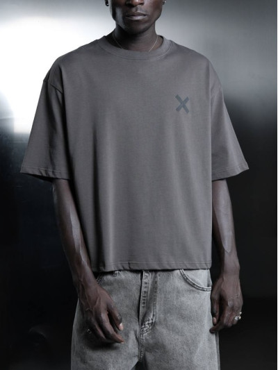 Oversize футболка з вивареної тканини