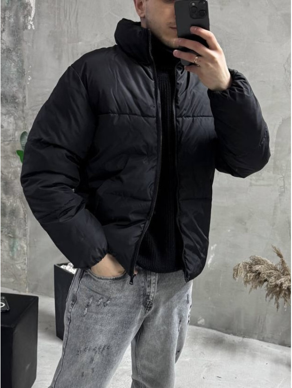 Зимова стьобана куртка oversize