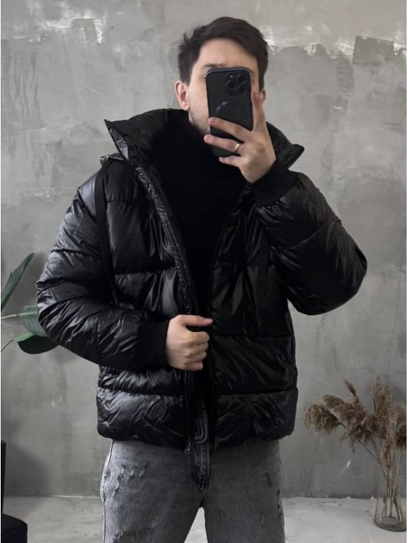 Зимова стьобана куртка oversize