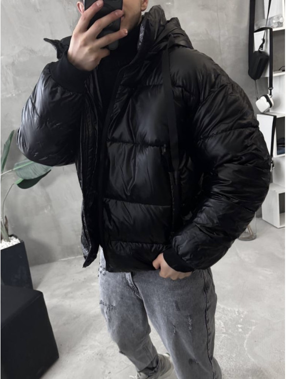 Зимова стьобана куртка oversize