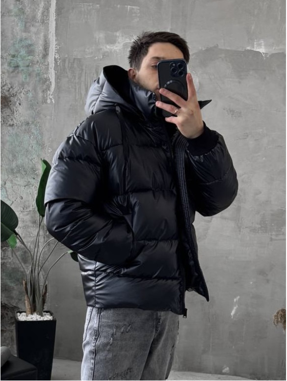 Зимова стьобана куртка oversize