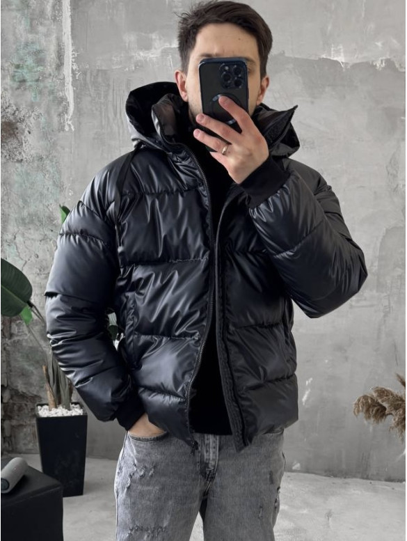 Зимова стьобана куртка oversize