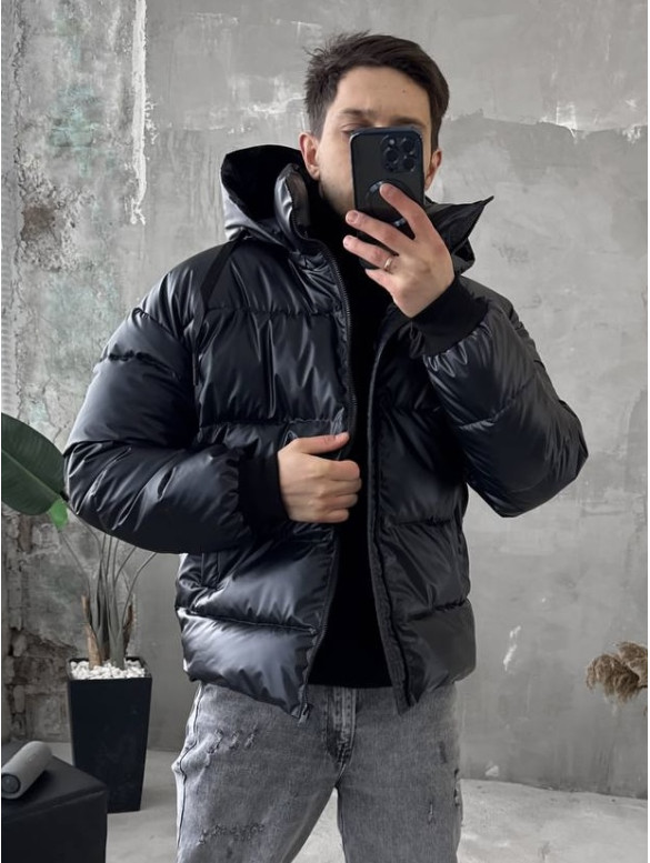 Зимова стьобана куртка oversize