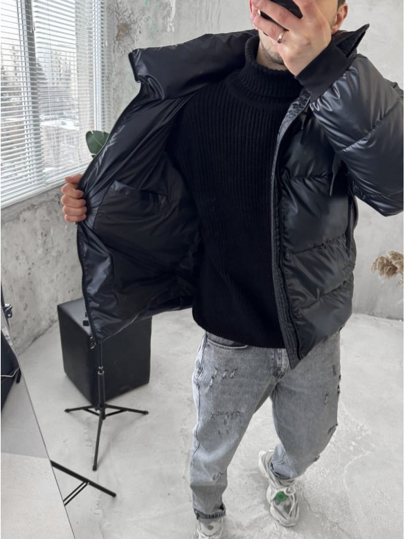 Зимова стьобана куртка oversize