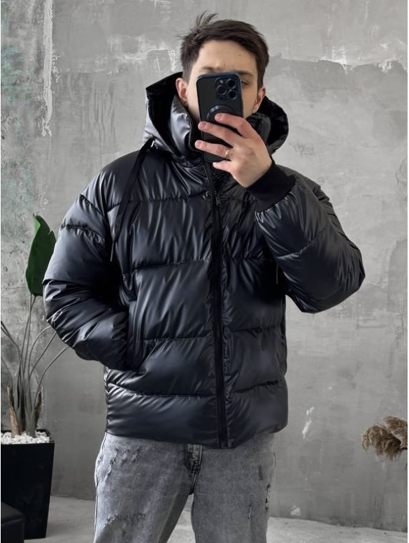 Зимова стьобана куртка oversize