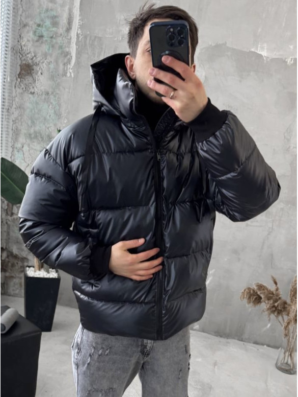 Зимова стьобана куртка oversize