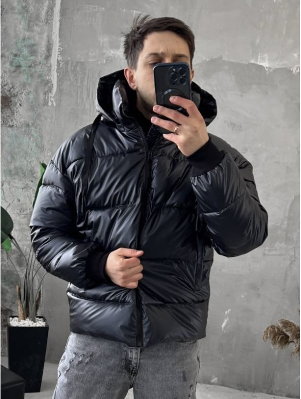 Зимова стьобана куртка oversize