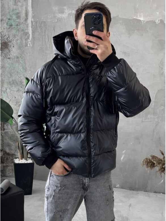 Зимова стьобана куртка oversize