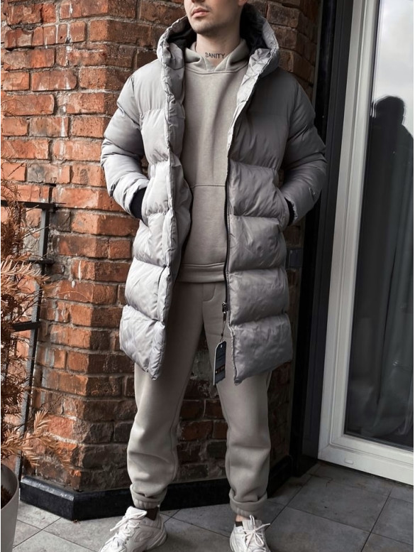Зимова стьобана куртка oversize