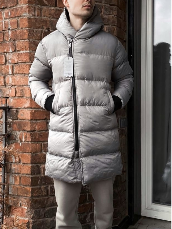 Зимова стьобана куртка oversize