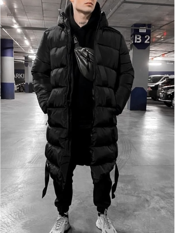 Зимова стьобана куртка oversize