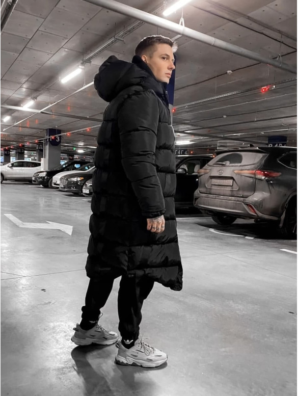 Зимова стьобана куртка oversize