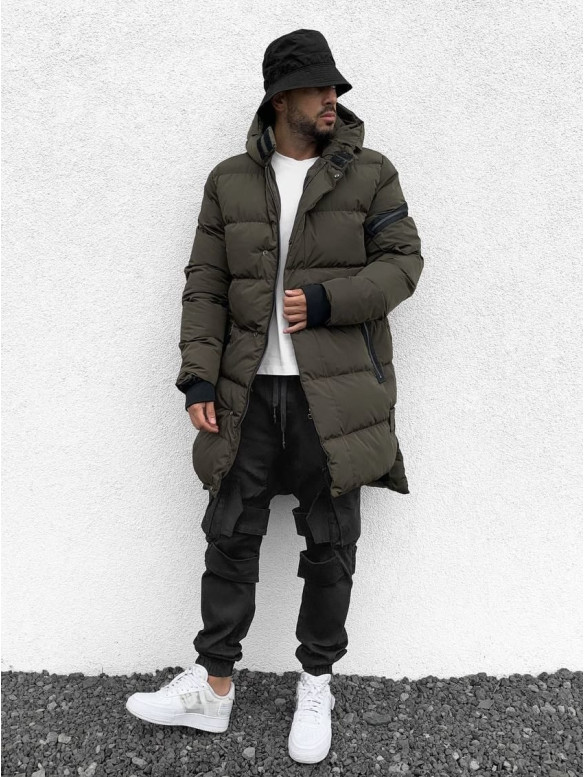 Зимова стьобана куртка oversize