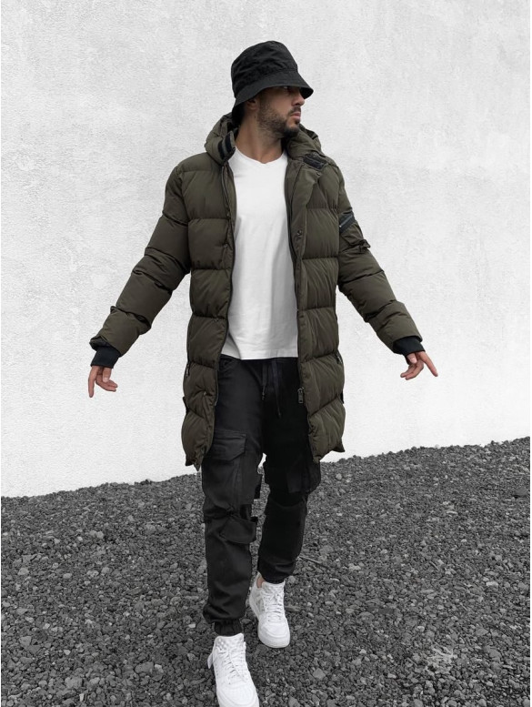 Зимова стьобана куртка oversize
