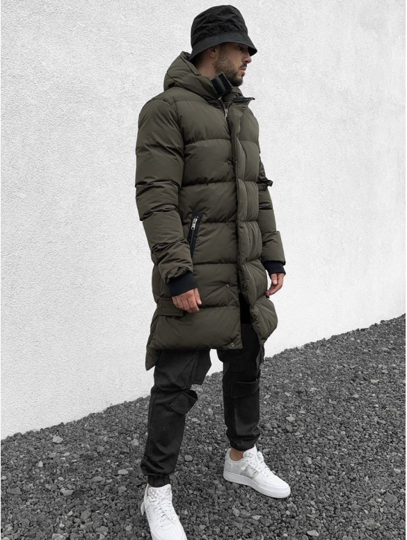 Зимова стьобана куртка oversize